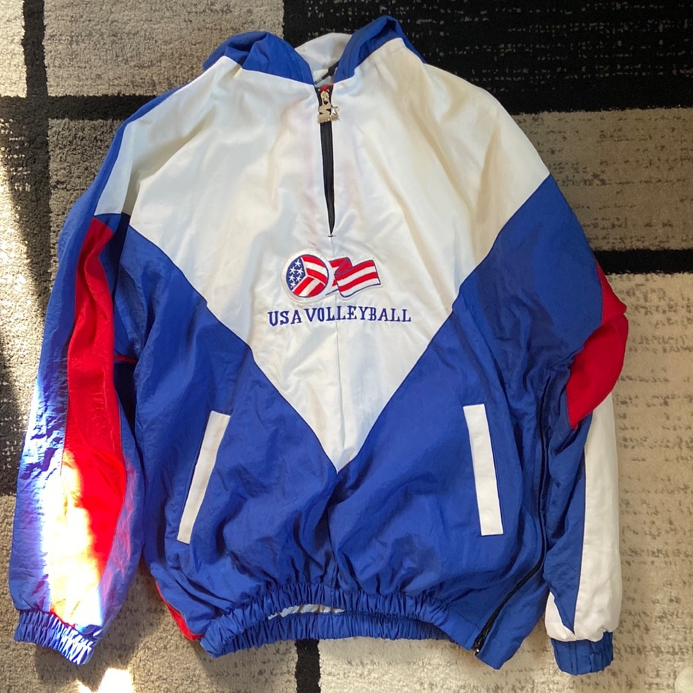 Vintage volleyball windbreaker
